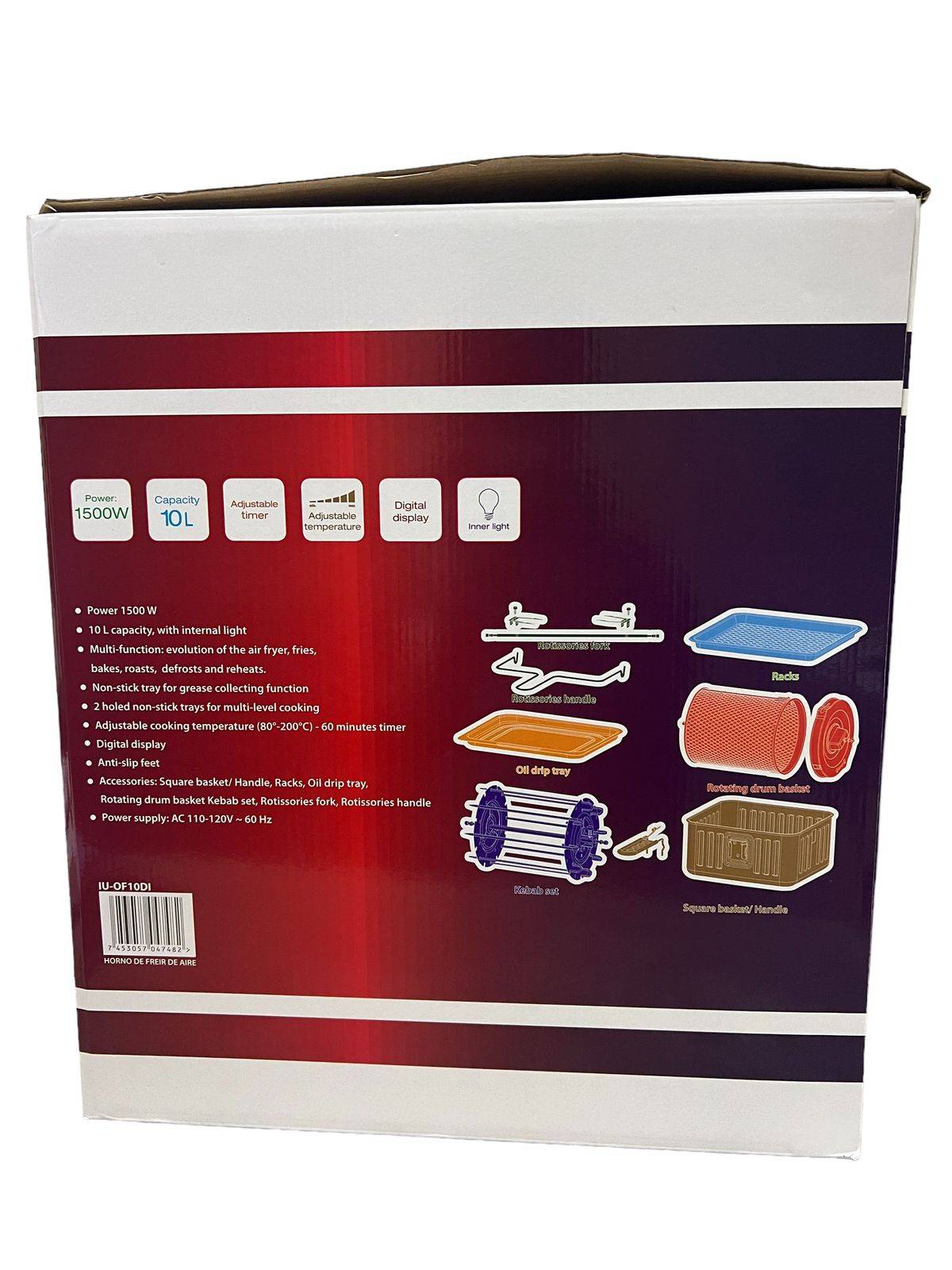 HORNO FREIDORA DIGITAL ROYAL5