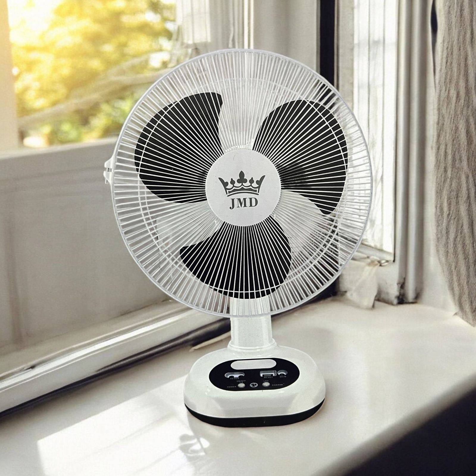 VENTILADOR RECARGABLE SOLAR JMD1