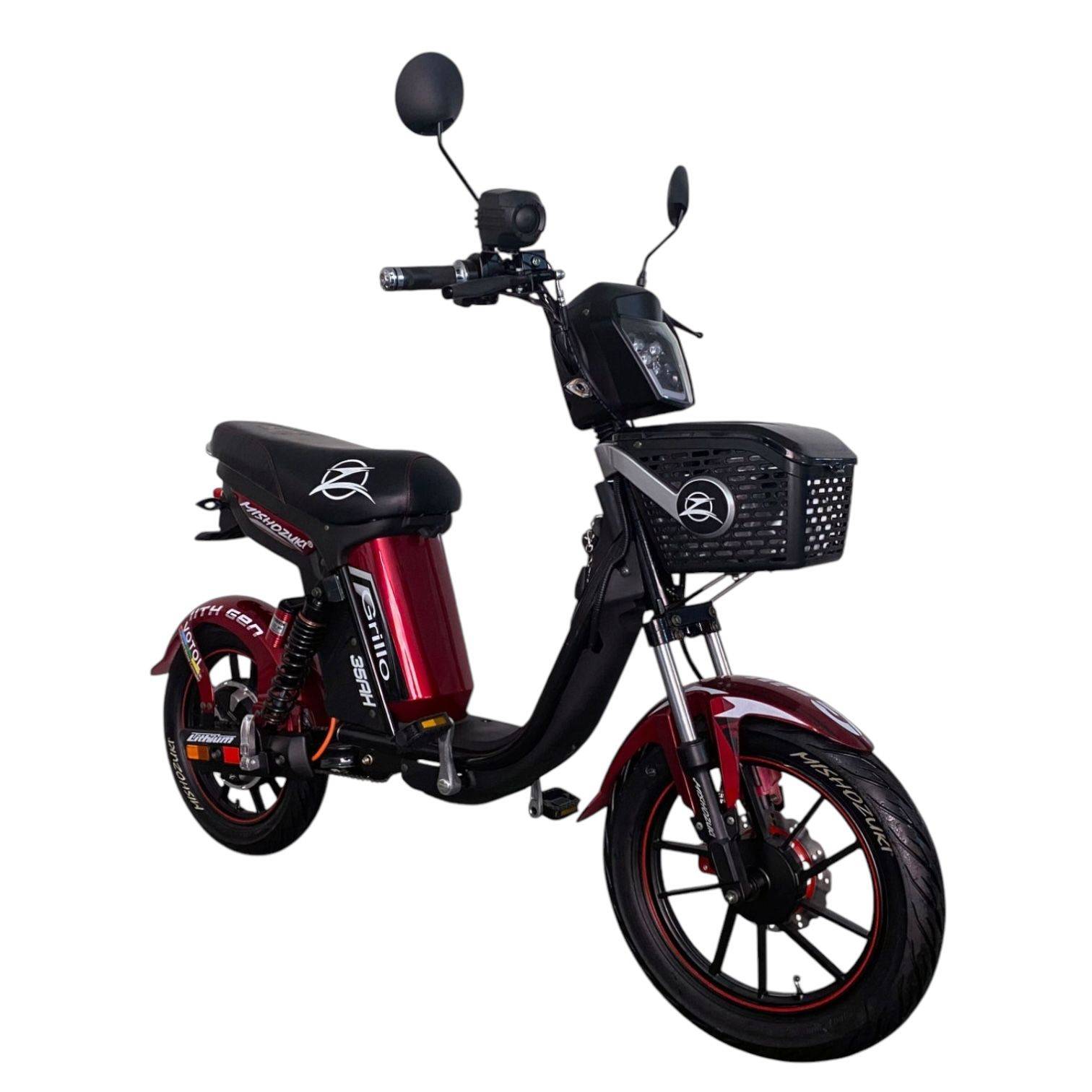 BICICMOTO MISHOZUKI GRILLO ROJA Y NEGRA