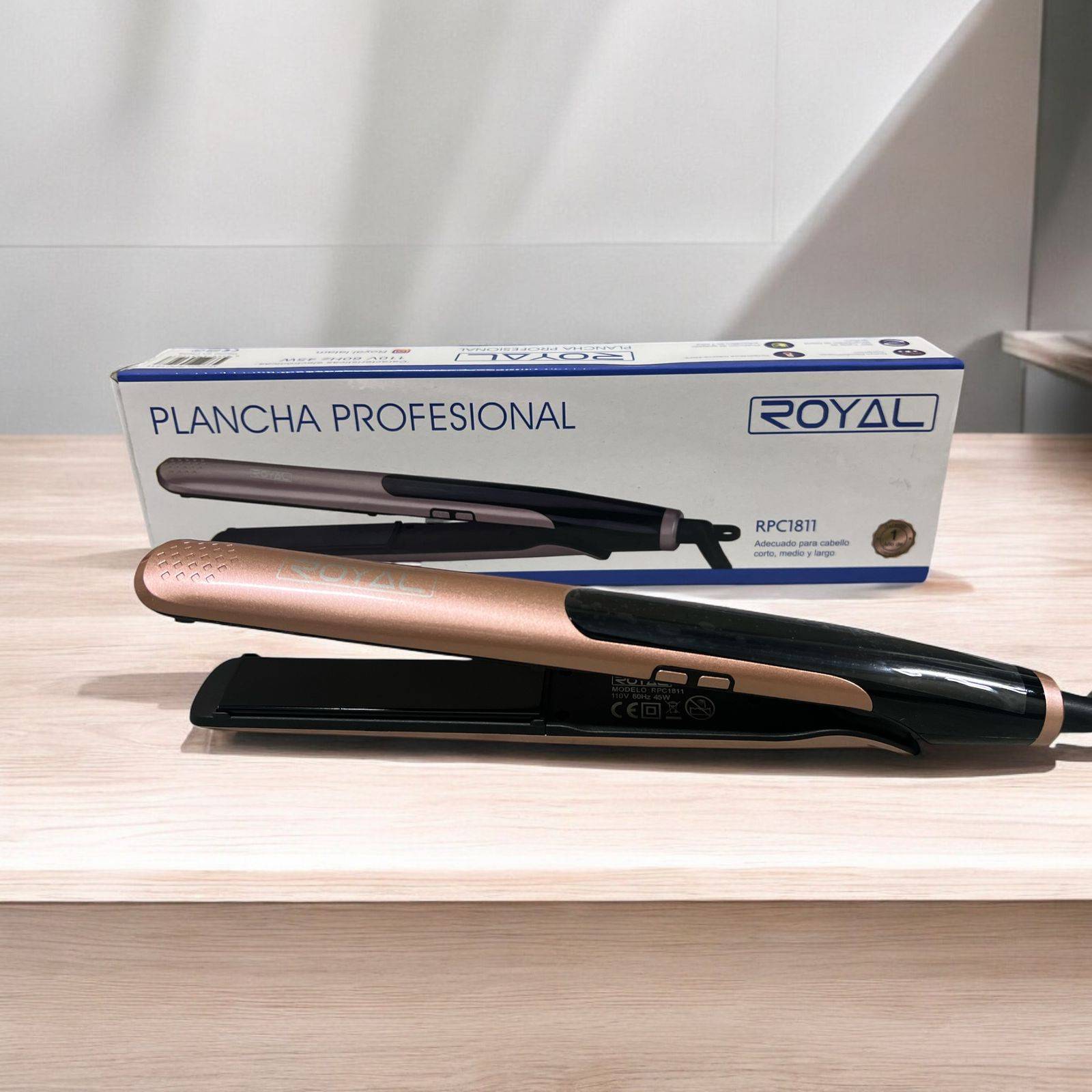 PLANCHA DE CABELLO PROFECONAL ROYAL PORTADA